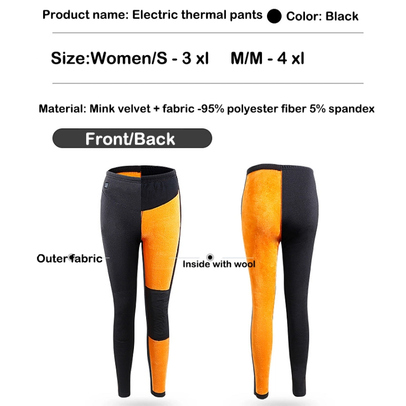 5V Rechargeable Battery Electric Heated Pants Heating Trousers/Rechargeable Battery Heated Pants