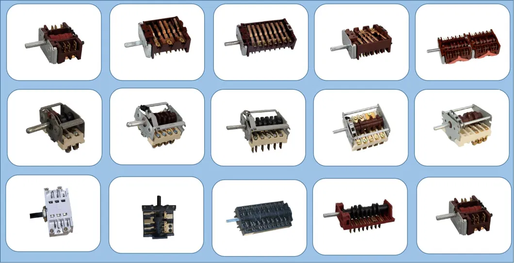 High Power Current Air Cooler Rotary Switch, Electric Oven Rotary Switch, Oven Switch, Section Switch