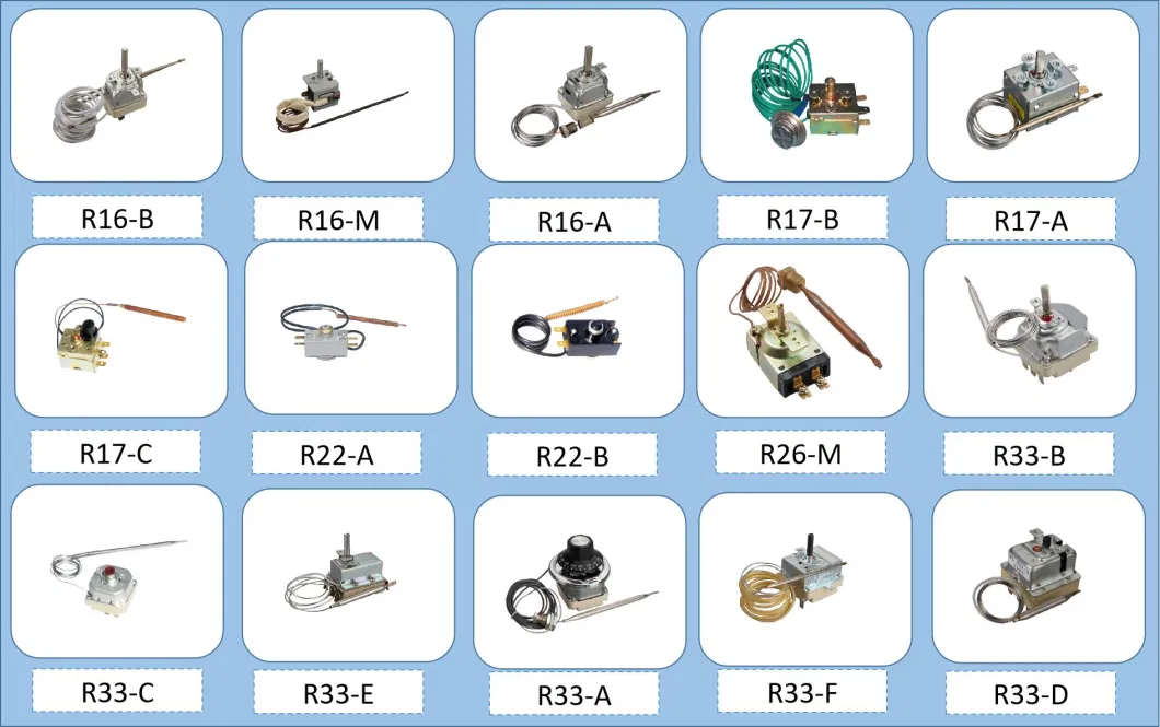 Kitchen Appliance Spare Parts High Quality Capillary Thermostat for Solar Water Heater